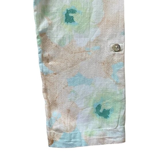 Ruby Rd. long sleeve v-neck pullover multicolored top women's size Petite large - Picture 7 of 10